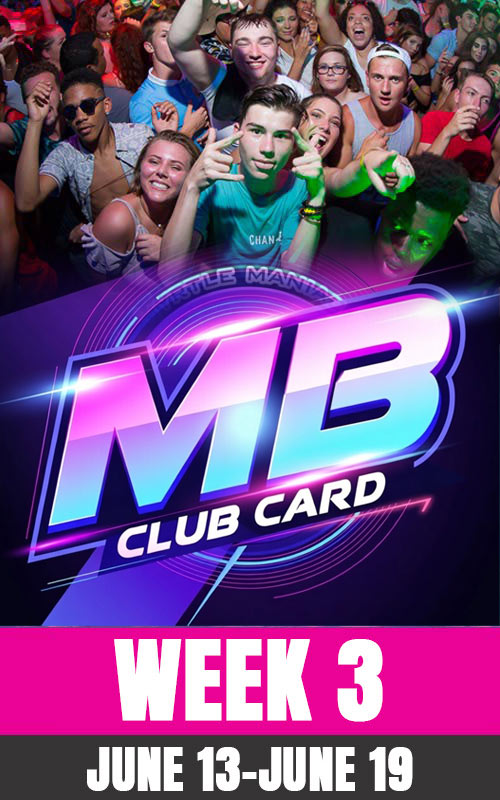 Myrtle Beach Club Card | Senior Week 2026 | Week 3 | 06/13-06/19